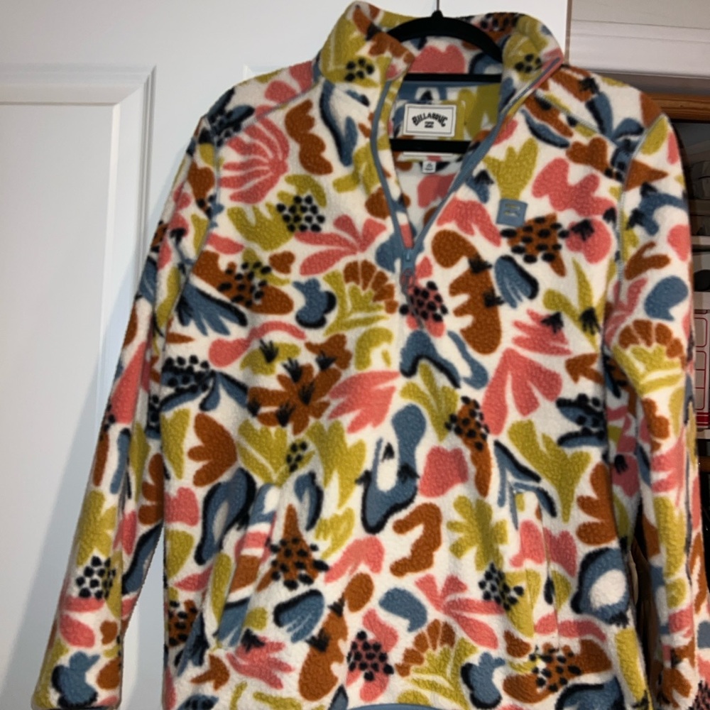 Billabong Multicolor Fleece Pullover